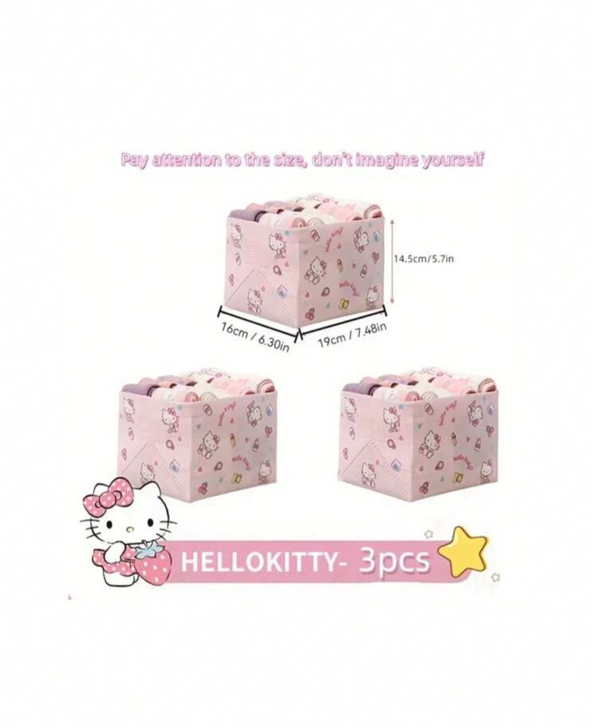 Cajones organizadores sanrio