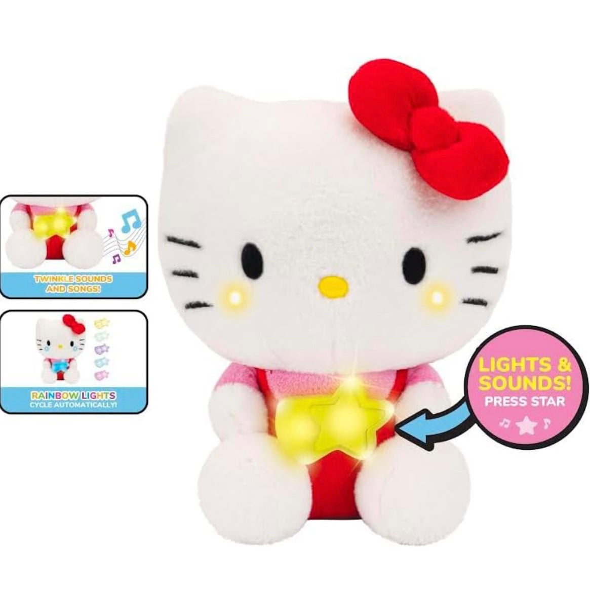 Muñeca Hello Kitty con función iluminadora