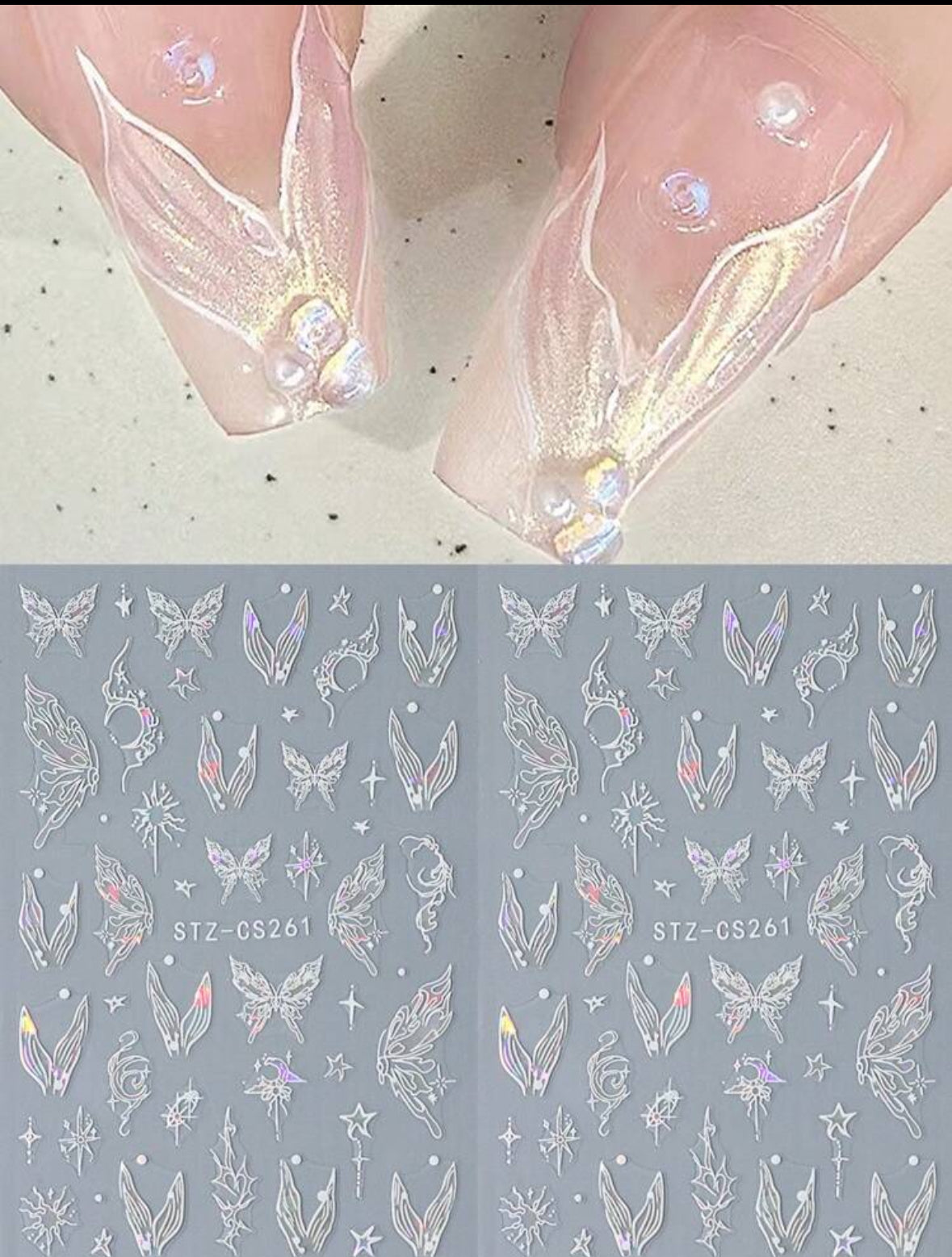 Stickers para uñas varios diseños