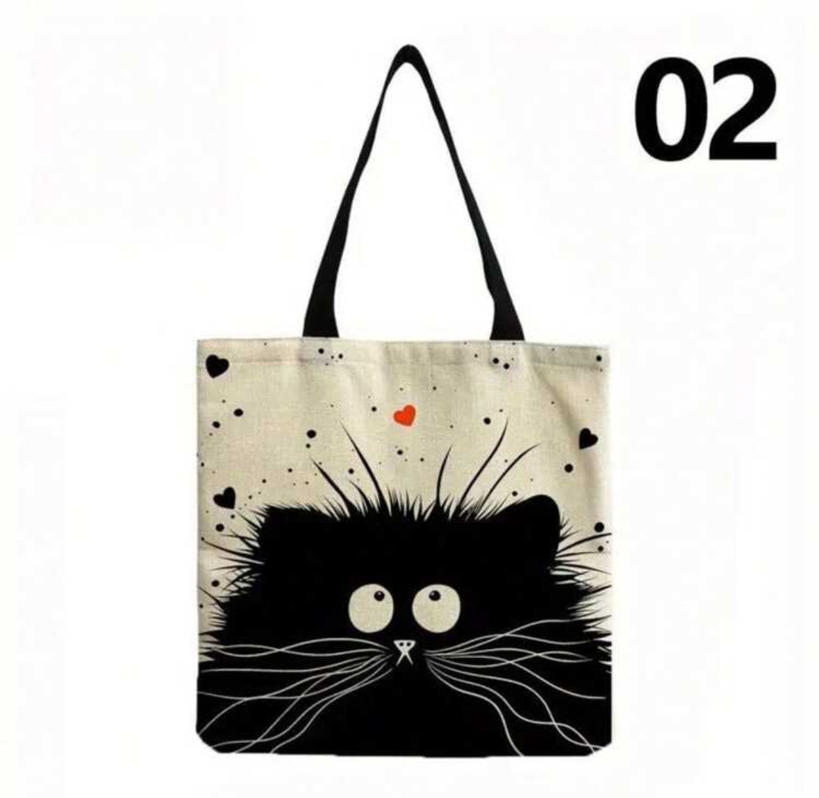 Bolsa tote bag o chismosa gatito