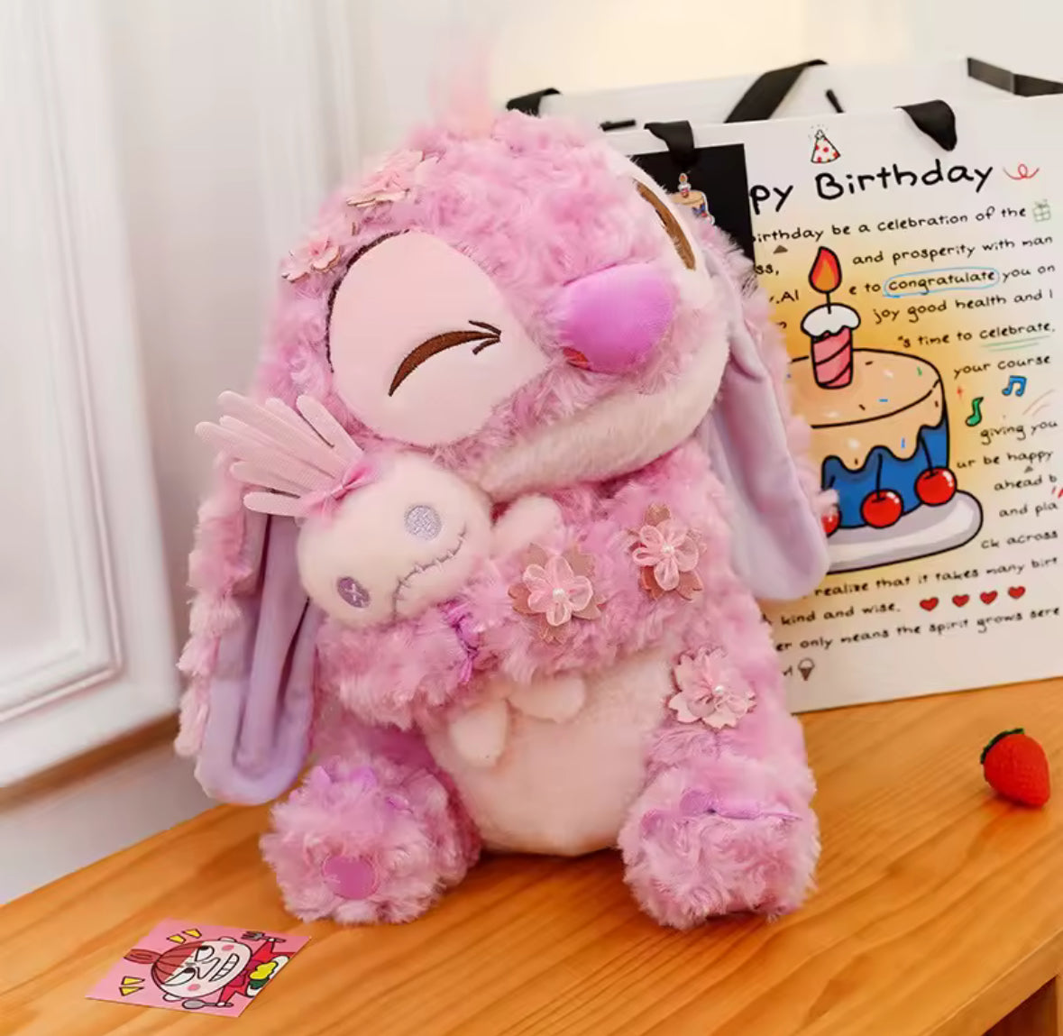 Stich rosado 35cms