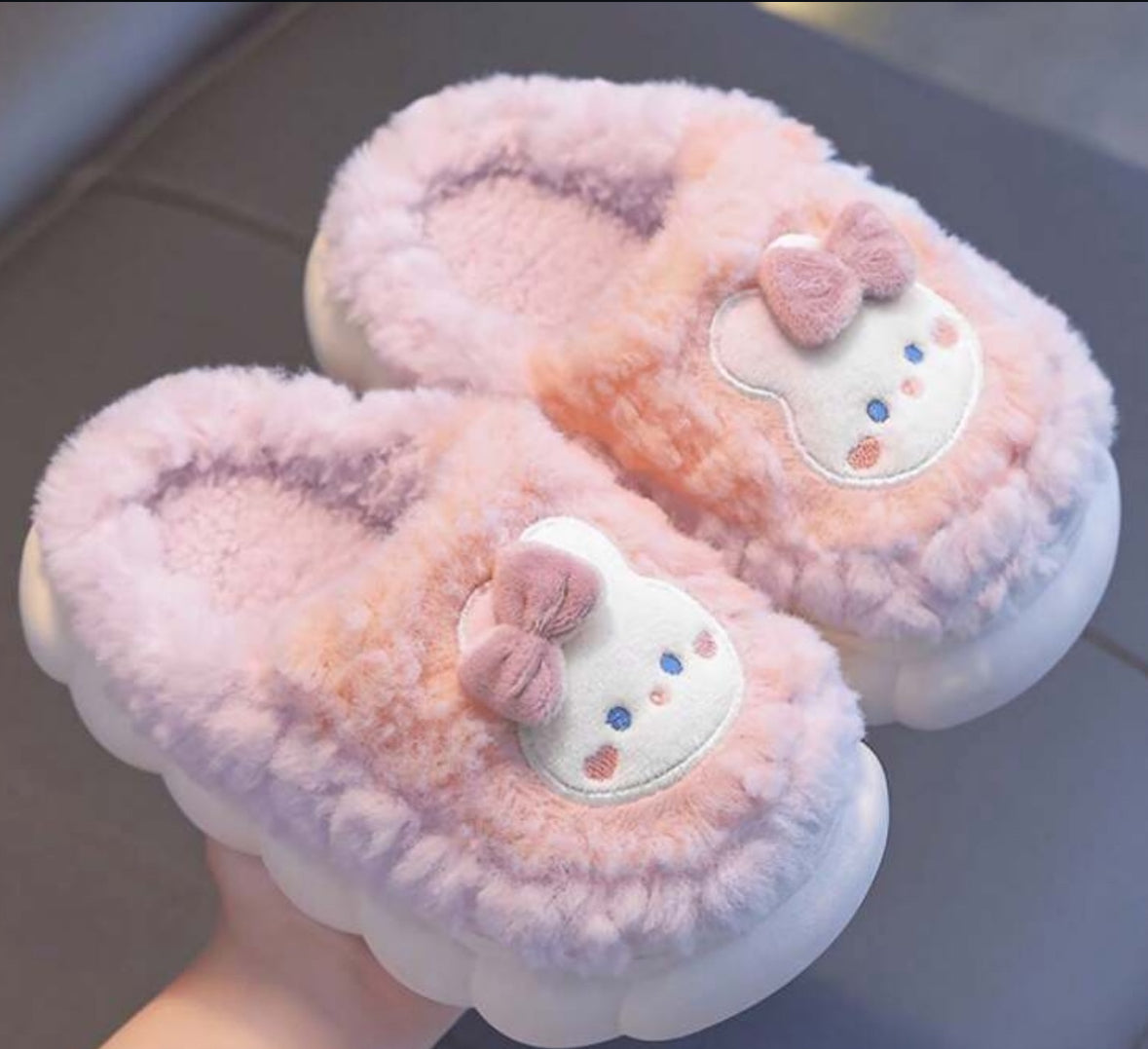Pantuflas diseño bunny