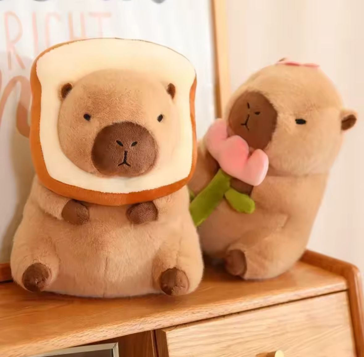 Peluches capibaras