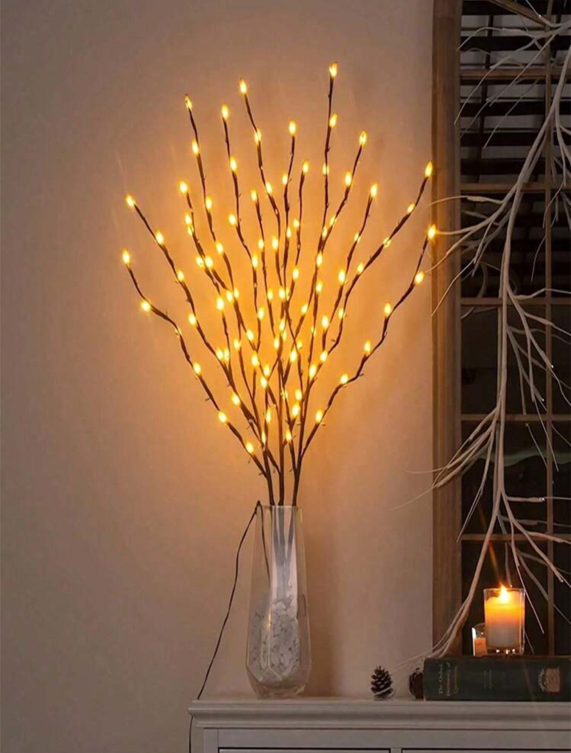 Ramas decorativas con luz led