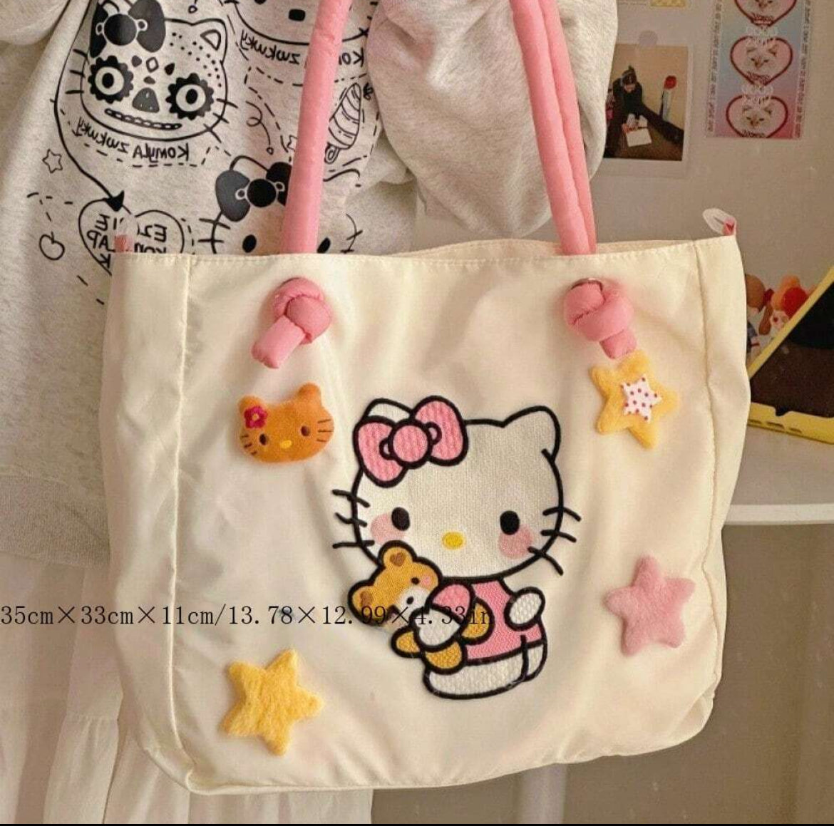 Bolso hello kitty blanco