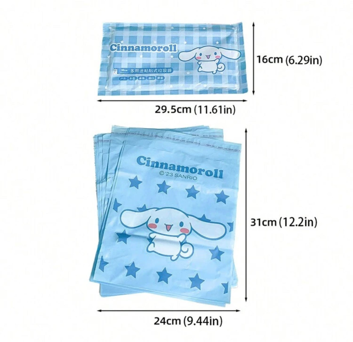 Bolsas adhesivas 30 unidades sanrio