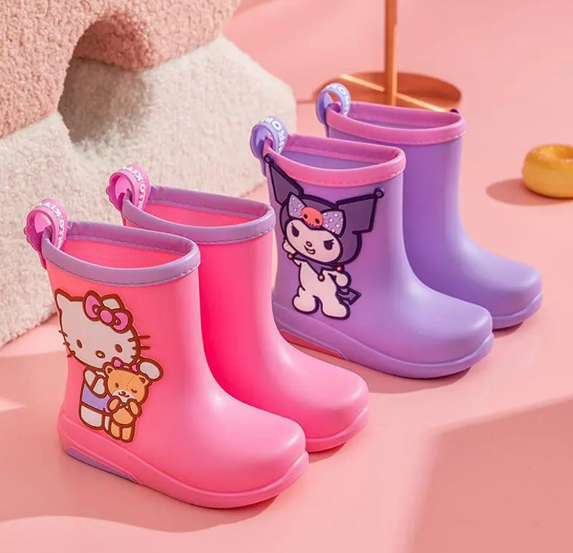 Botas de lluvia sanrio