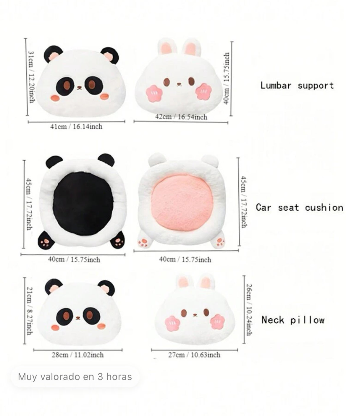 Almohadones para auto