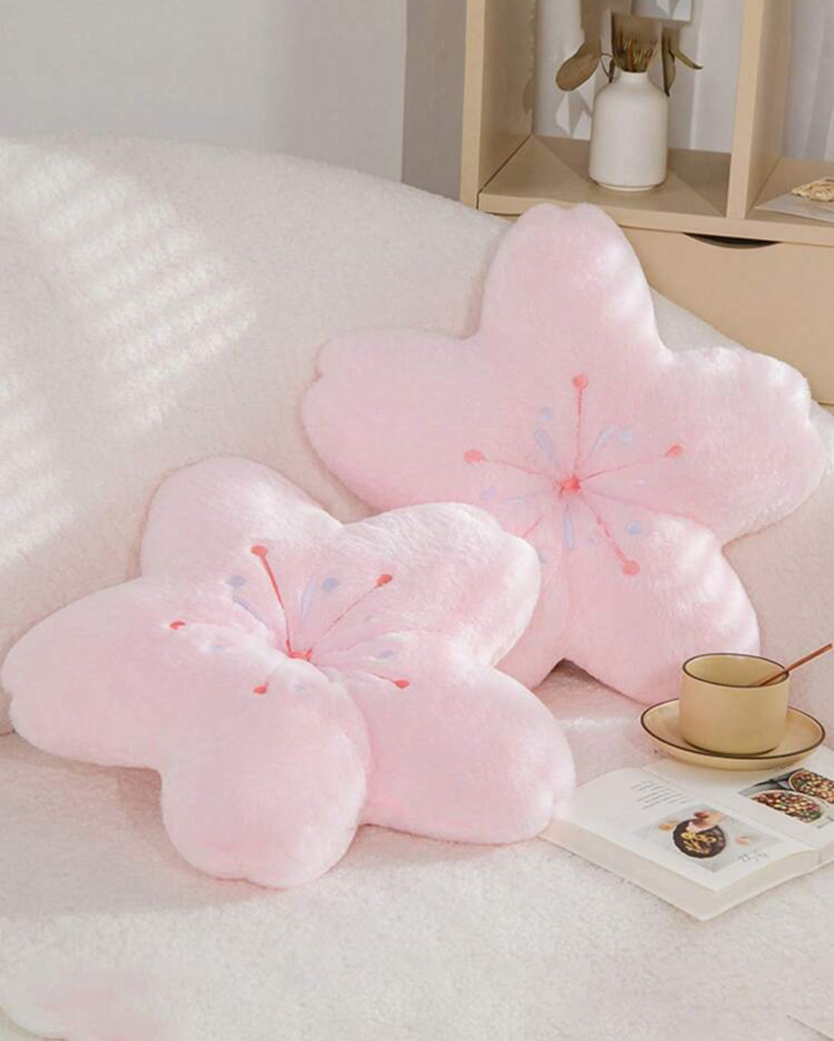 Almohadones flores