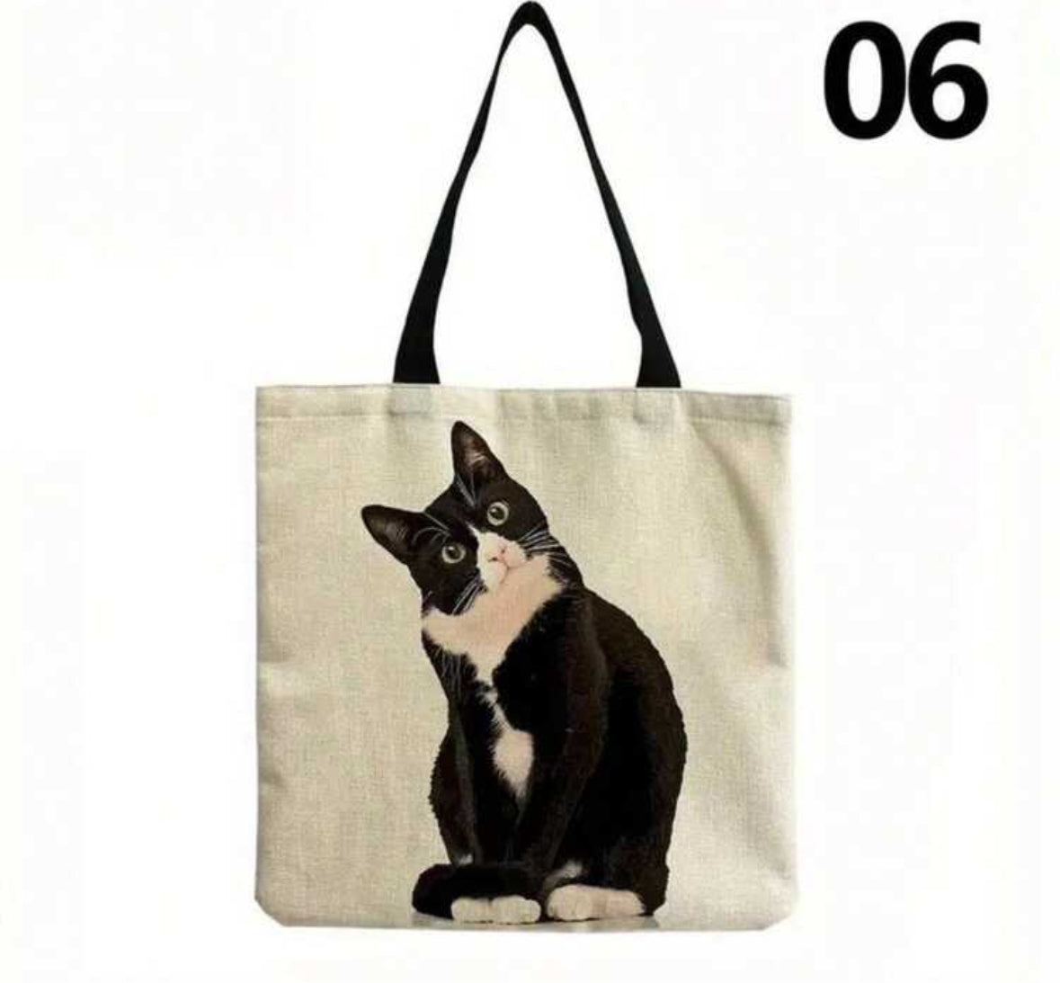 Bolsa tote bag o chismosa gatito