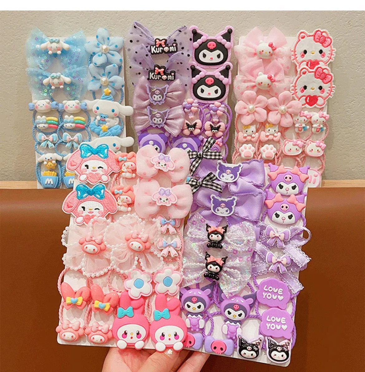 Colitas de pelo pack 18