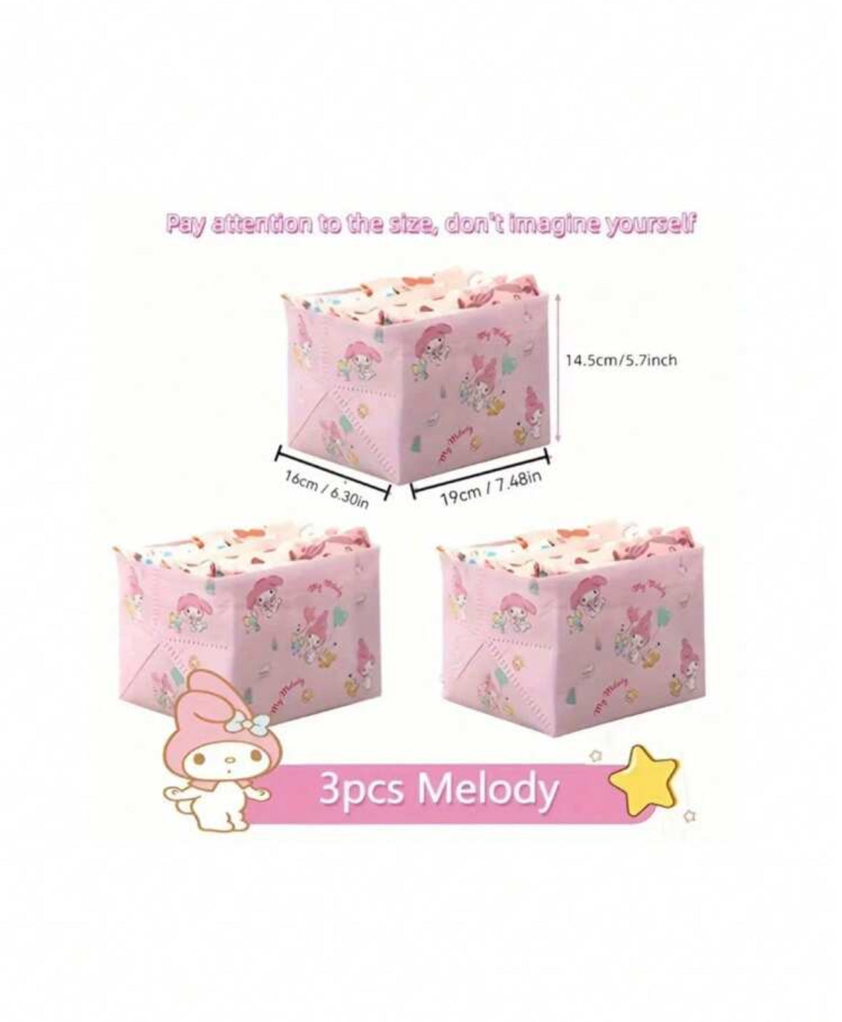Cajones organizadores sanrio