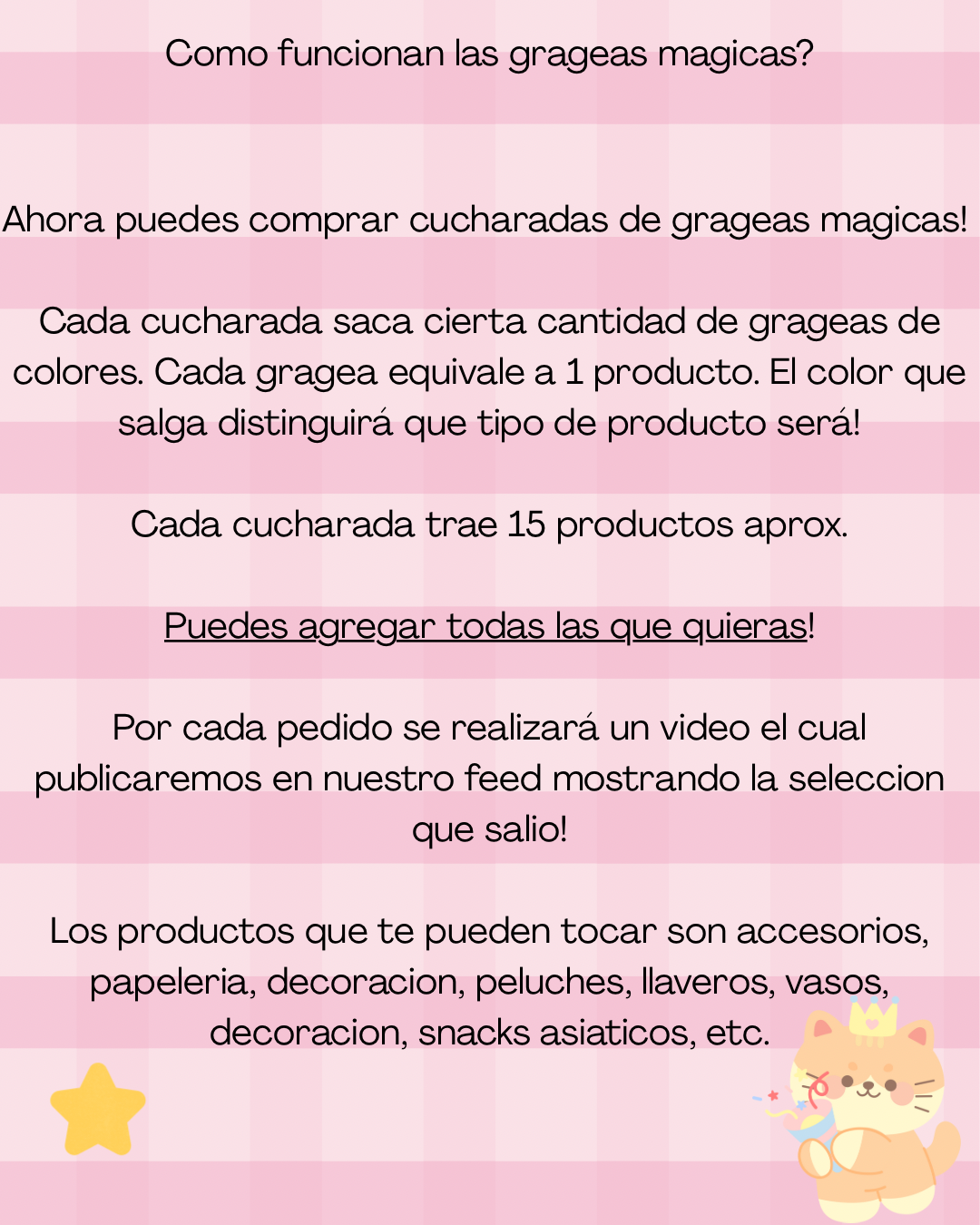 Pre order- Grageas Magicas