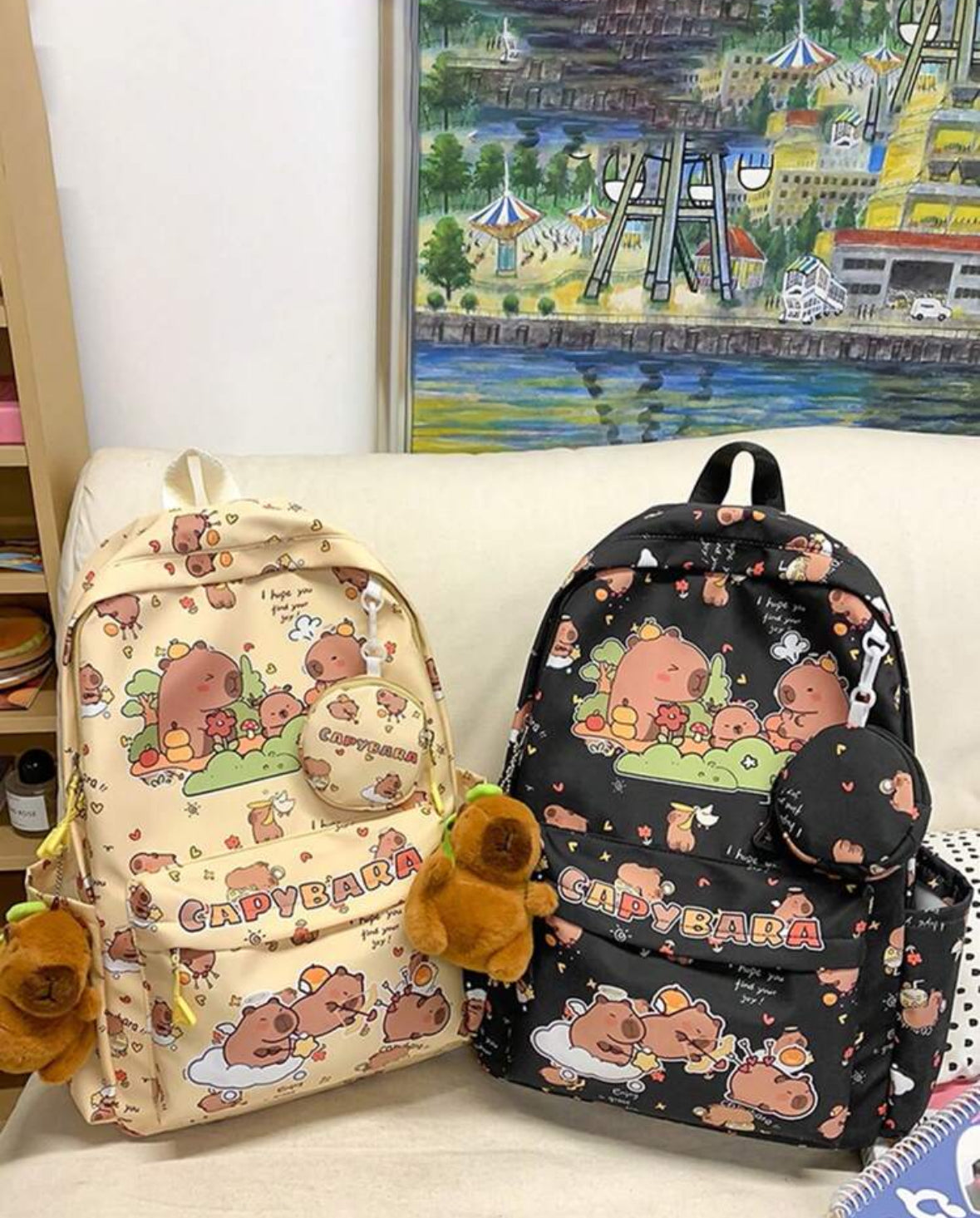 Mochila capybara