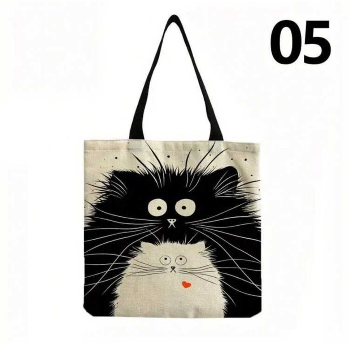 Bolsa tote bag o chismosa gatito