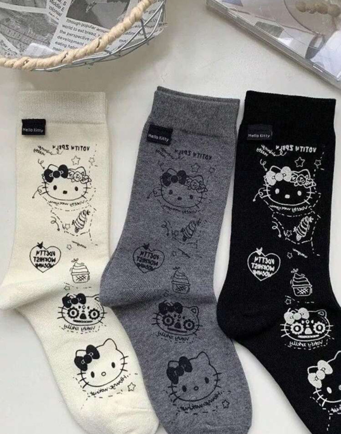 Pack de medias hello kitty