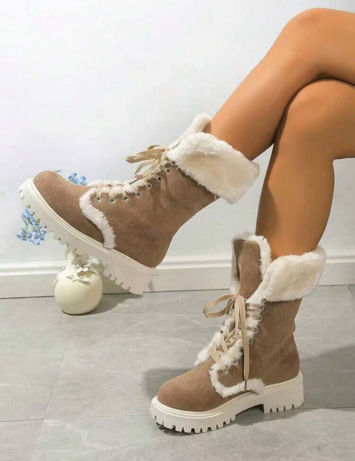 Botas corderito