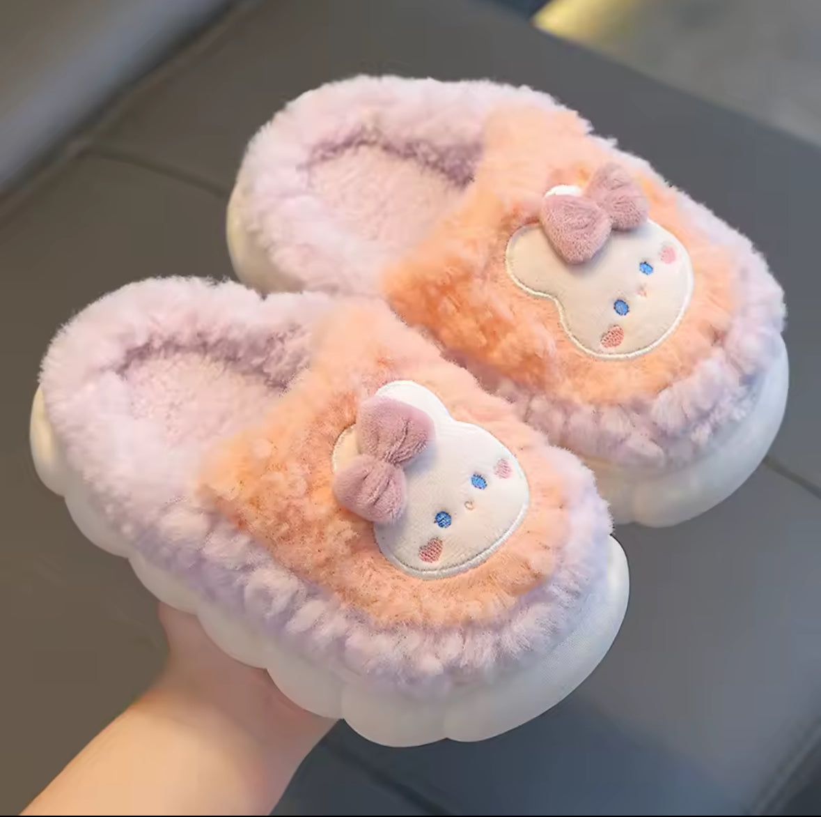 Pantuflas diseño bunny