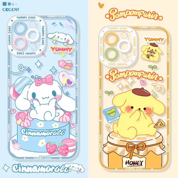 Fundas transparentes sanrio para Samsung Galaxy S y Note