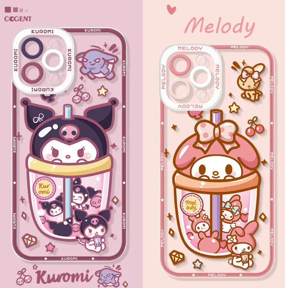 Fundas transparentes sanrio para Samsung Galaxy S y Note