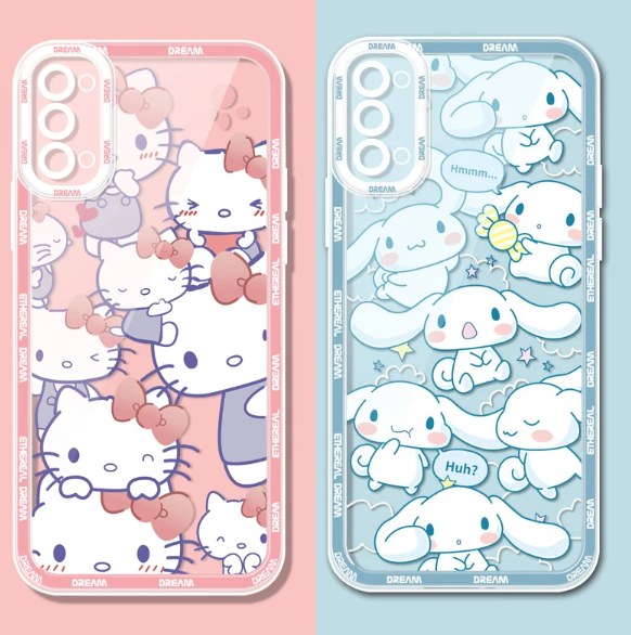Fundas transparentes sanrio para Samsung Galaxy S y Note