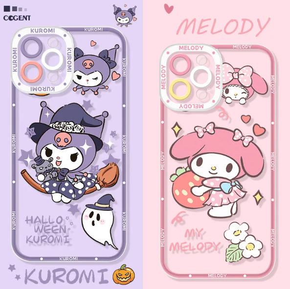 Fundas transparentes sanrio para Samsung Galaxy S y Note