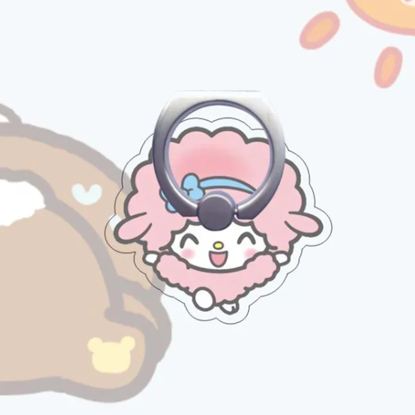 Soporte anillo sanrio para celular