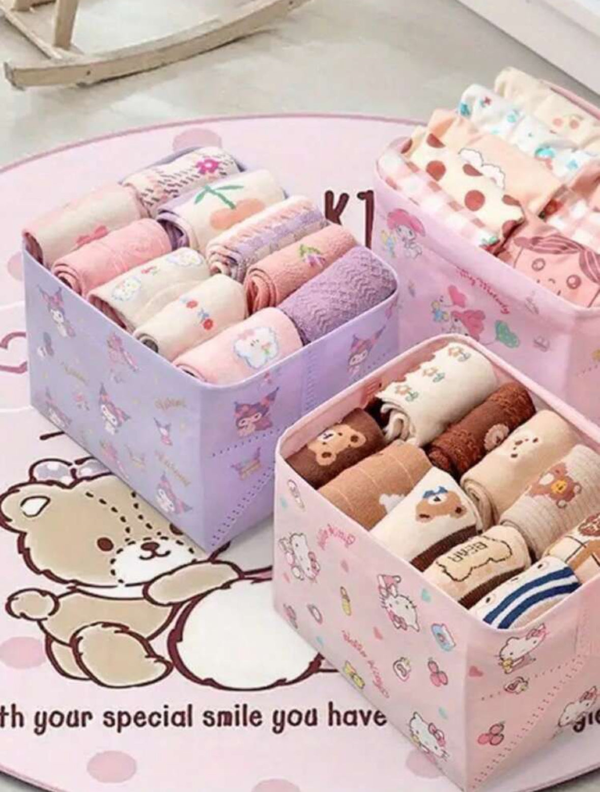 Cajones organizadores sanrio
