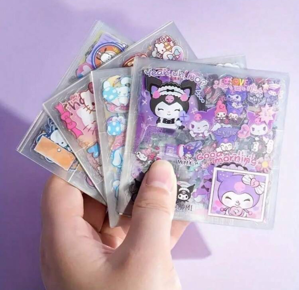 Caja de stickers sanrio