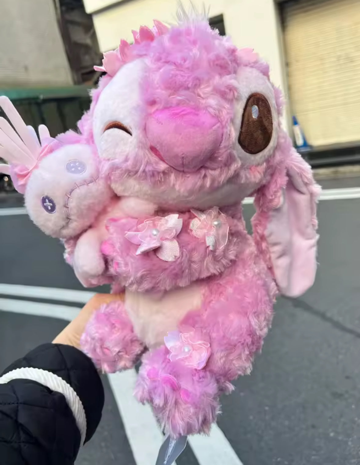 Stich rosado 35cms