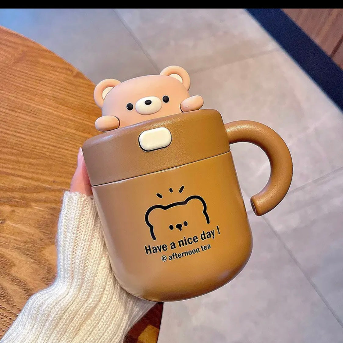 Tazas térmicas de ositos