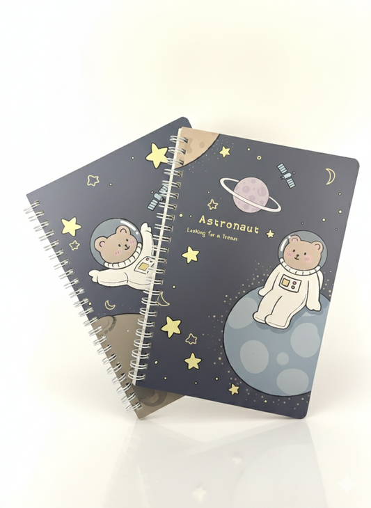 Cuadernos A5 osito astronauta