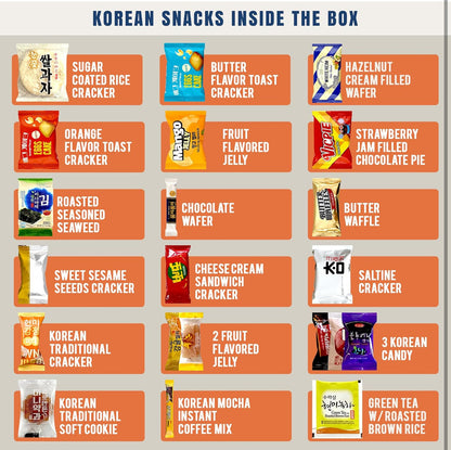 Boxes Snacks coreanos