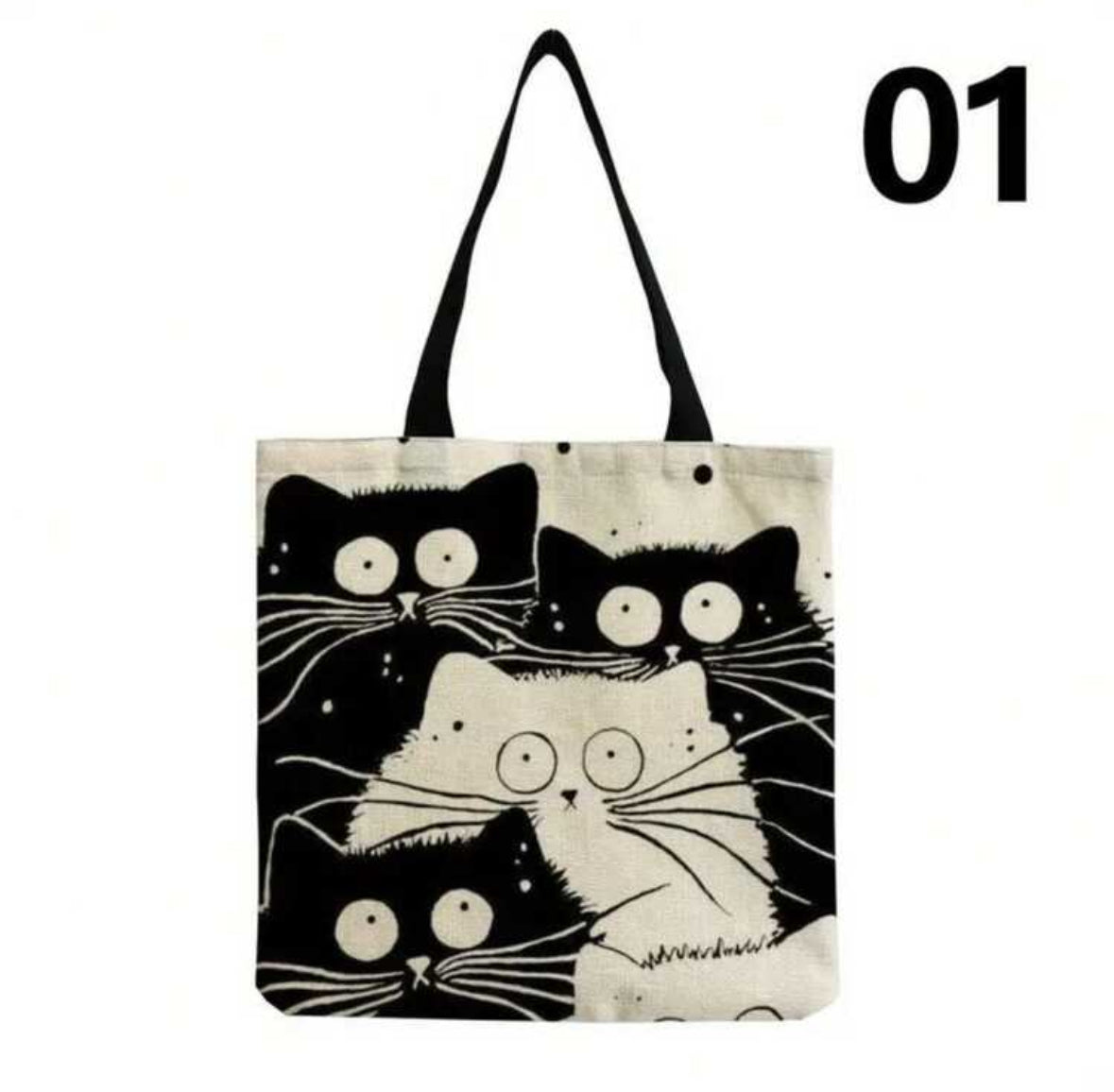 Bolsa tote bag o chismosa gatito