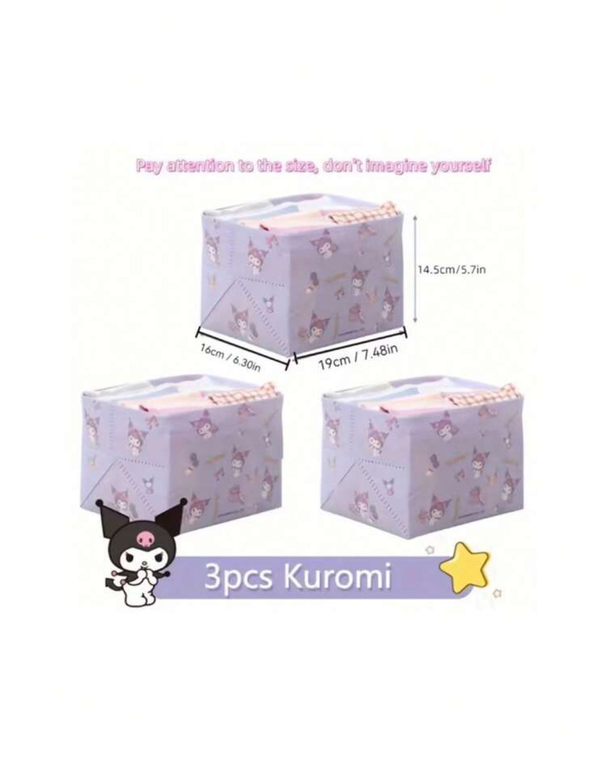 Cajones organizadores sanrio