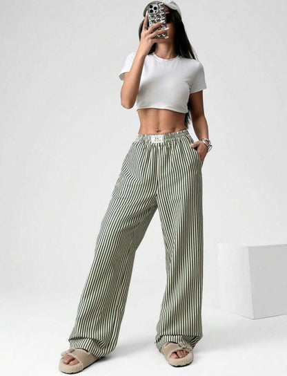 Pantalon a rayas