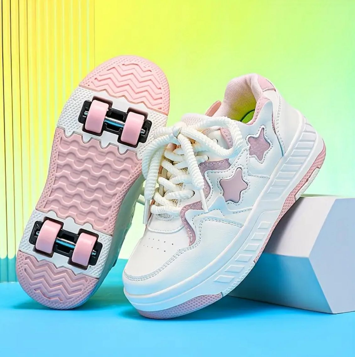 Zapatos con rueditas