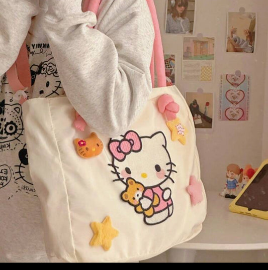 Bolso hello kitty blanco