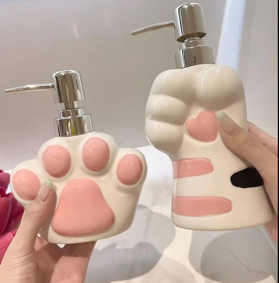Porta jabon de patitas
