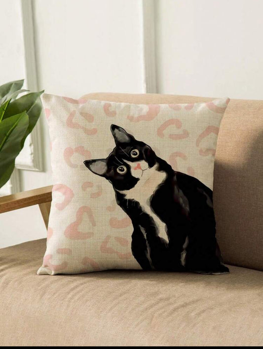 Funda de almohadones gatos