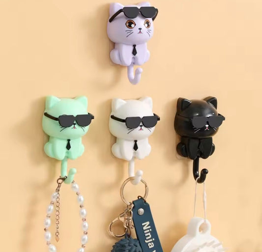 Porta llaves de gatito varios colores