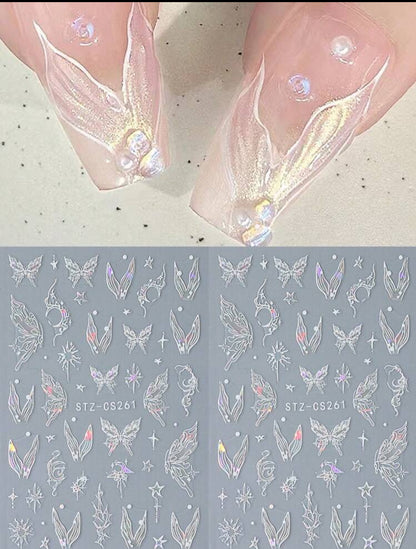 Stickers para uñas varios diseños