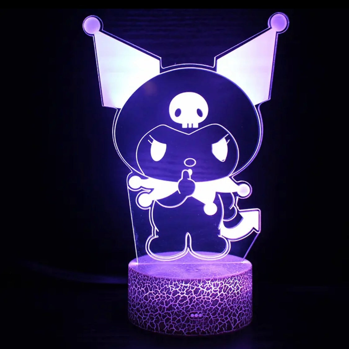 Luces led con figuras de dibujos