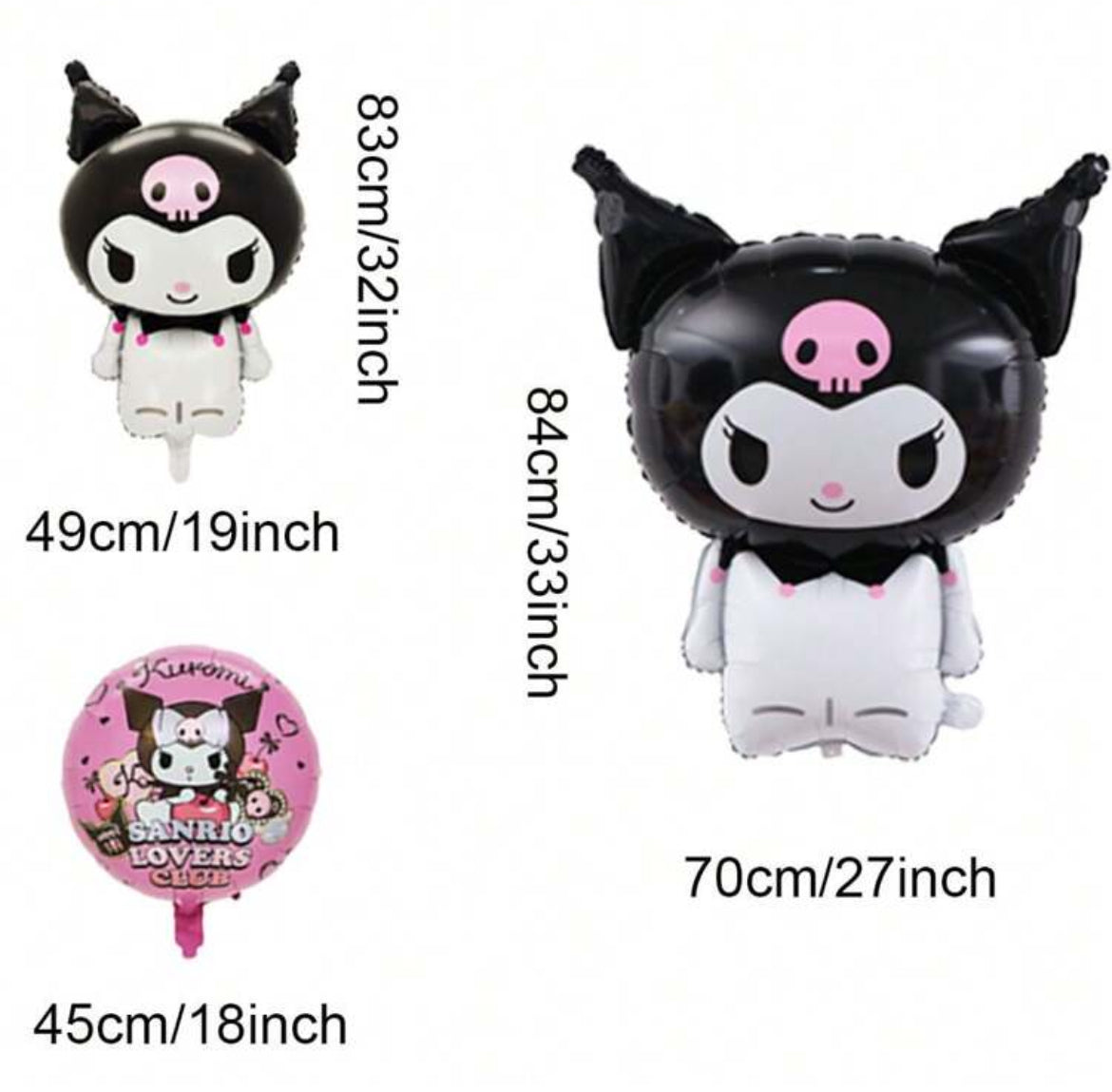 Set de globos sanrio