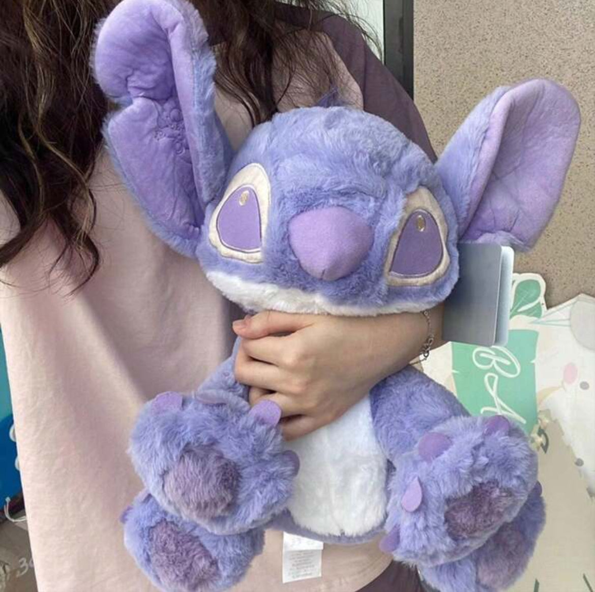 Peluche stich lila