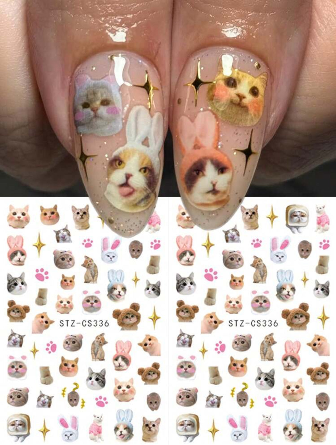 Stickers para uñas varios diseños