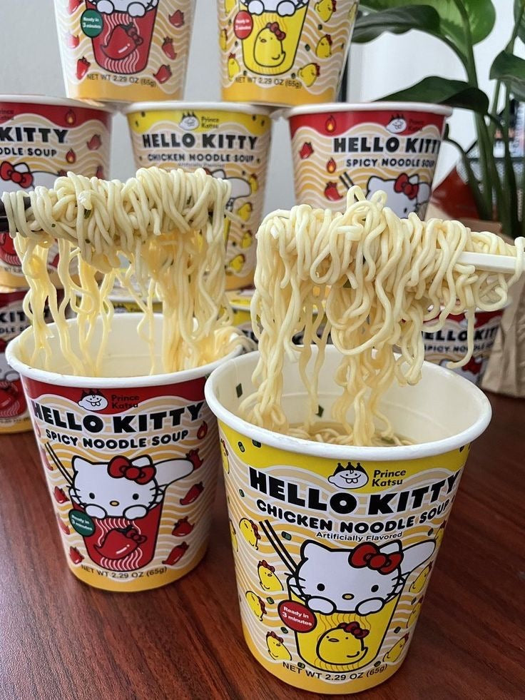 Ramen hello kitty vaso