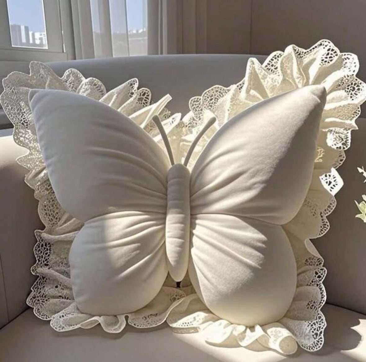 Almohadones mariposa 40x50