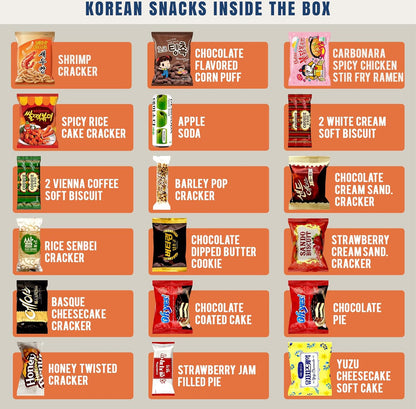 Boxes Snacks coreanos