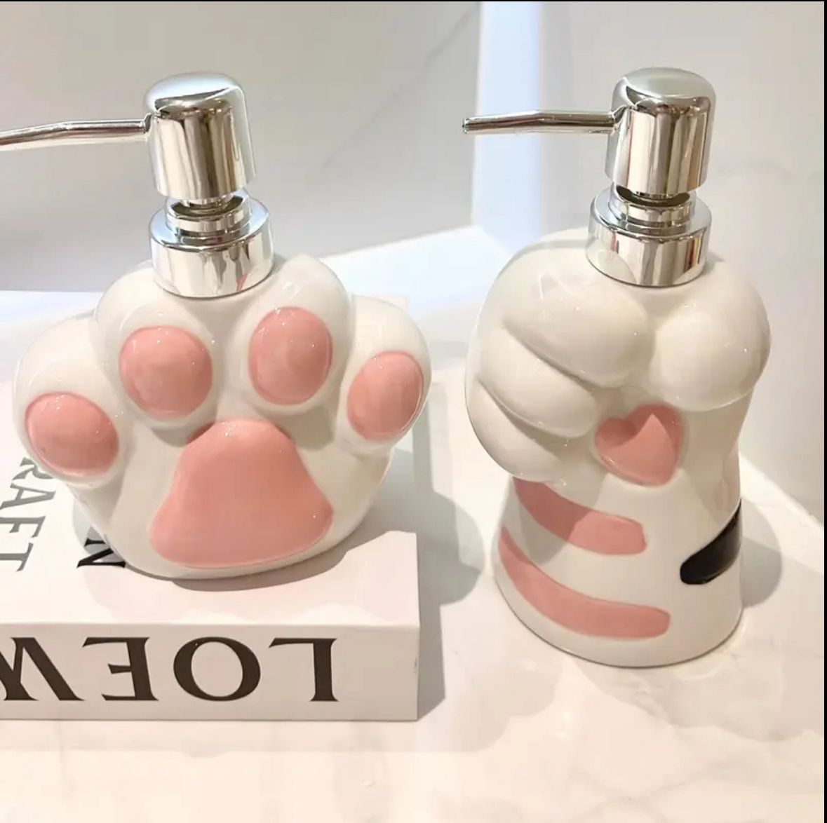 Porta jabon de patitas